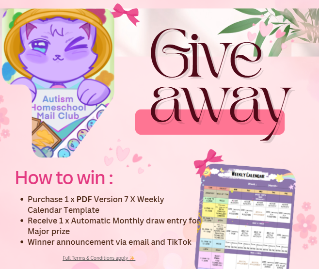 *** PDF  ONLY - Weekly Emotional Homeschool Calendar Template - Anime Themed ***